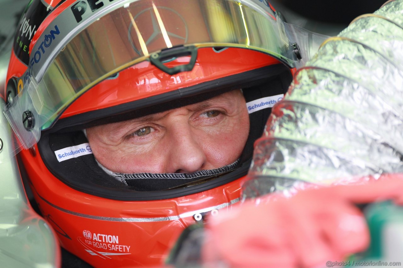 GP MALESIA, 23.03.2012- Prove Libere 1, Michael Schumacher (GER) Mercedes AMG F1 W03 