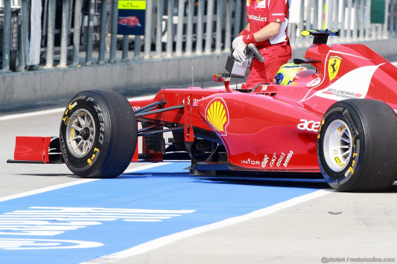 GP MALESIA, 23.03.2012- Prove Libere 1, Felipe Massa (BRA) Ferrari F2012 