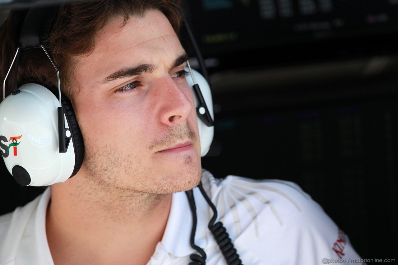 GP MALESIA, 23.03.2012- Prove Libere 1, Jules Bianchi (FRA), Test Driver, Sahara Force India Formula One Team VJM05 