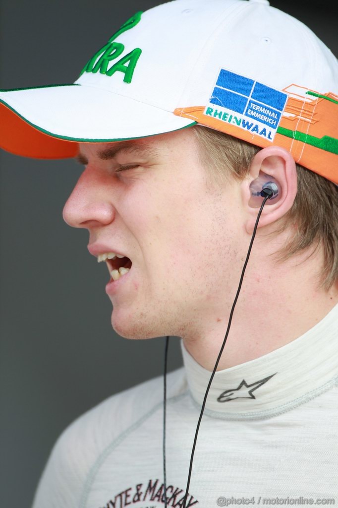 GP MALESIA, 23.03.2012- Prove Libere 1, Nico Hulkenberg (GER) Sahara Force India F1 Team VJM05 