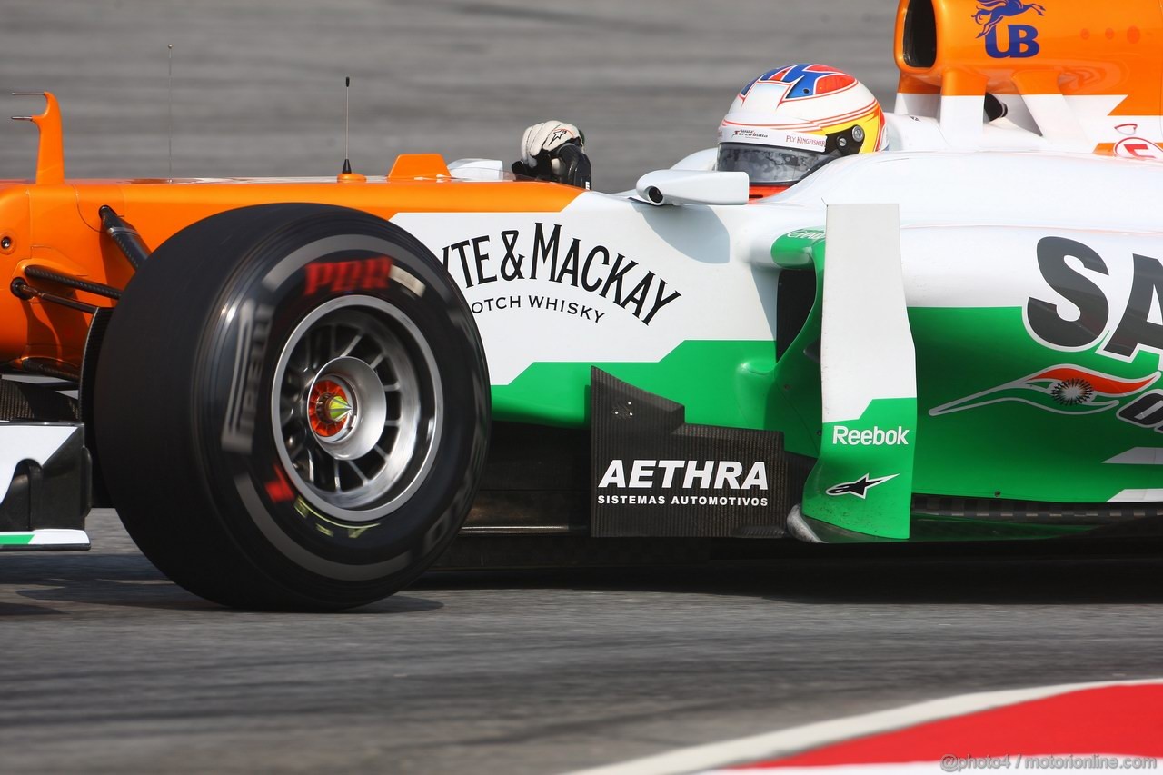 GP MALESIA, 23.03.2012- Prove Libere 1, Paul di Resta (GBR) Sahara Force India F1 Team VJM05 