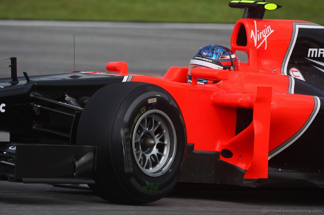 GP MALESIA, 23.03.2012- Prove Libere 1, Charles Pic (FRA) Marussia F1 Team MR01 