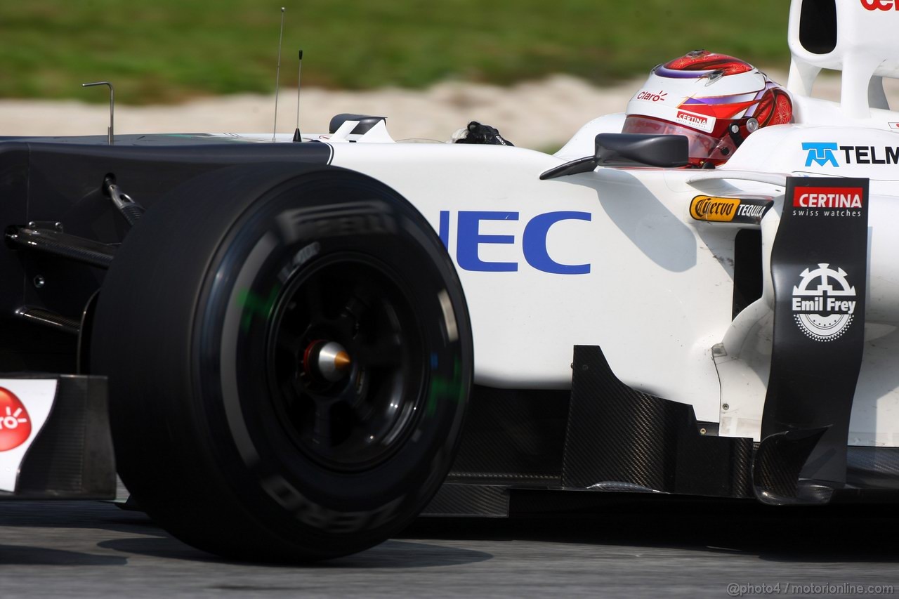 GP MALESIA, 23.03.2012- Prove Libere 1, Kamui Kobayashi (JAP) Sauber F1 Team C31 
