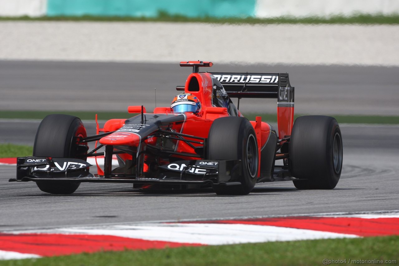 GP MALESIA, 23.03.2012- Prove Libere 1, Timo Glock (GER) Marussia F1 Team MR01 