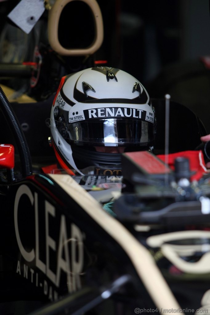 GP MALESIA, 23.03.2012- Prove Libere 1, Kimi Raikkonen (FIN) Lotus F1 Team E20 
