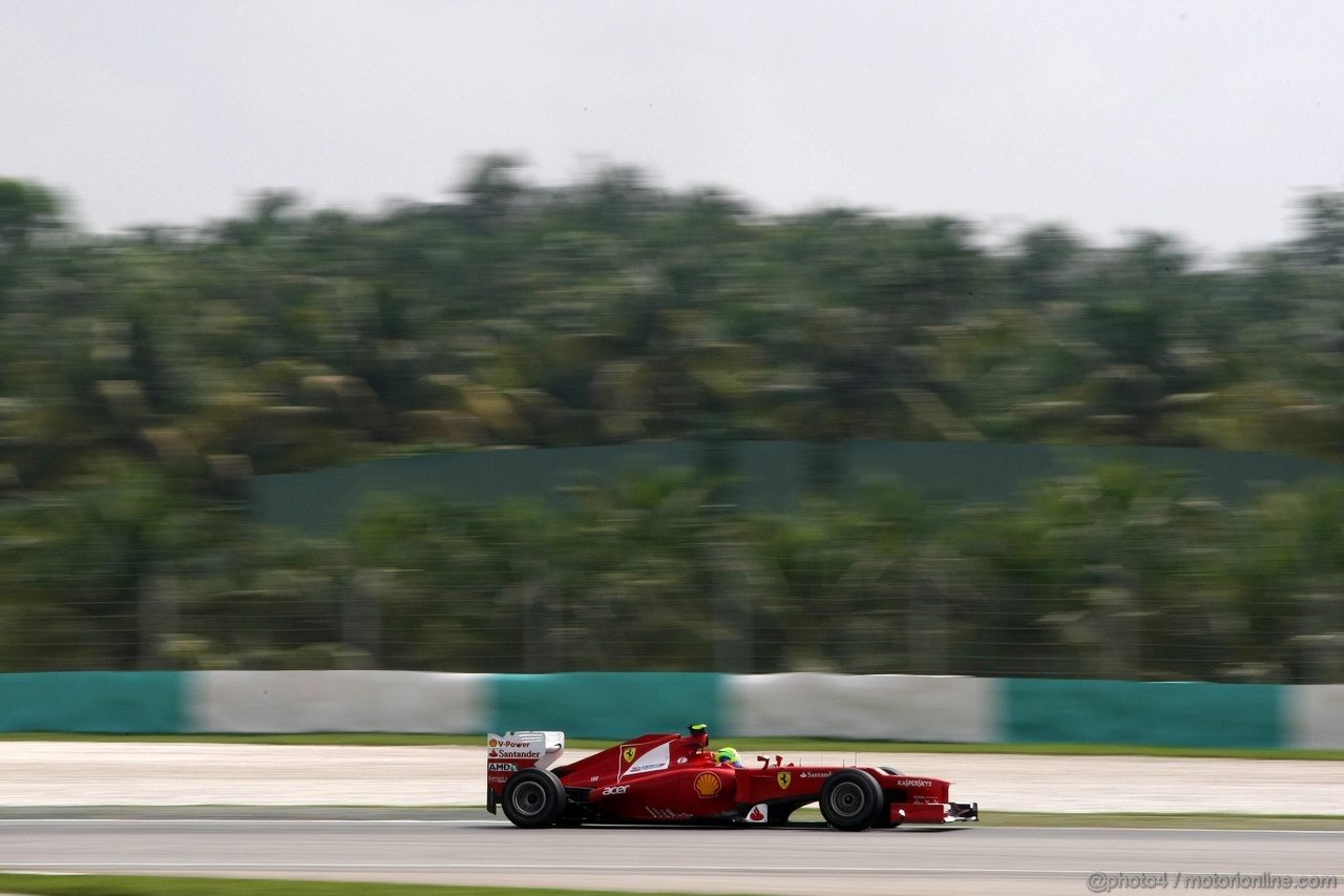 GP MALESIA, 23.03.2012- Prove Libere 1, Felipe Massa (BRA) Ferrari F2012 