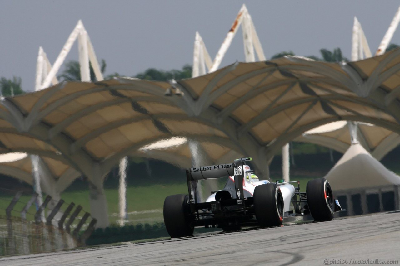 GP MALESIA, 23.03.2012- Sergio Pérez (MEX) Sauber F1 Team C31 