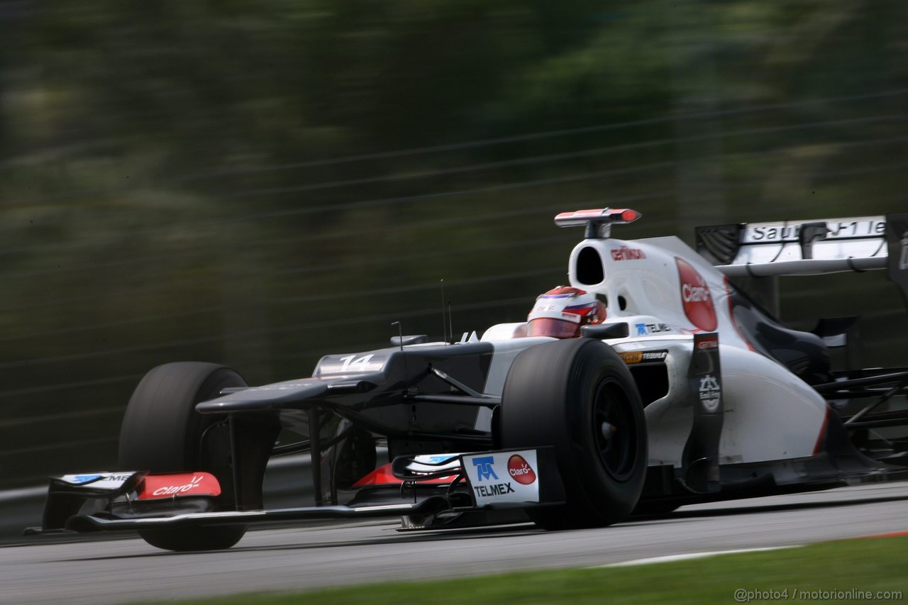 GP MALESIA, 23.03.2012- Kamui Kobayashi (JAP) Sauber F1 Team C31 