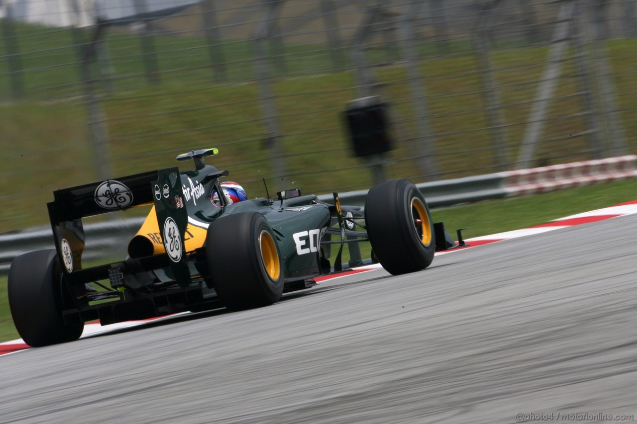 GP MALESIA, 23.03.2012- Vitaly Petrov (RUS) Caterham F1 Team CT01 