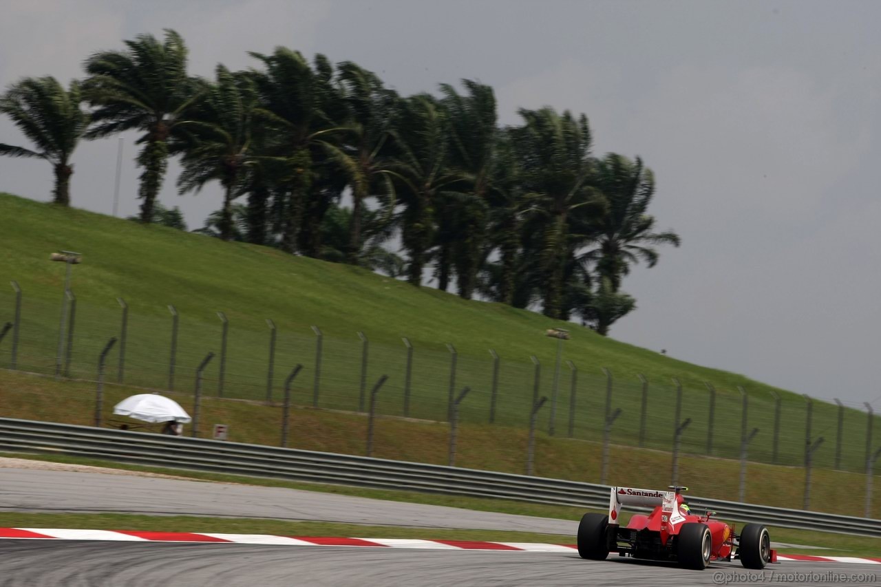 GP MALESIA, 23.03.2012- Felipe Massa (BRA) Ferrari F2012 