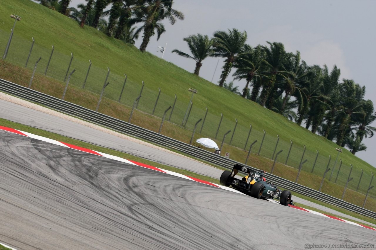 GP MALESIA, 23.03.2012- Heikki Kovalainen (FIN) Caterham F1 Team CT01 