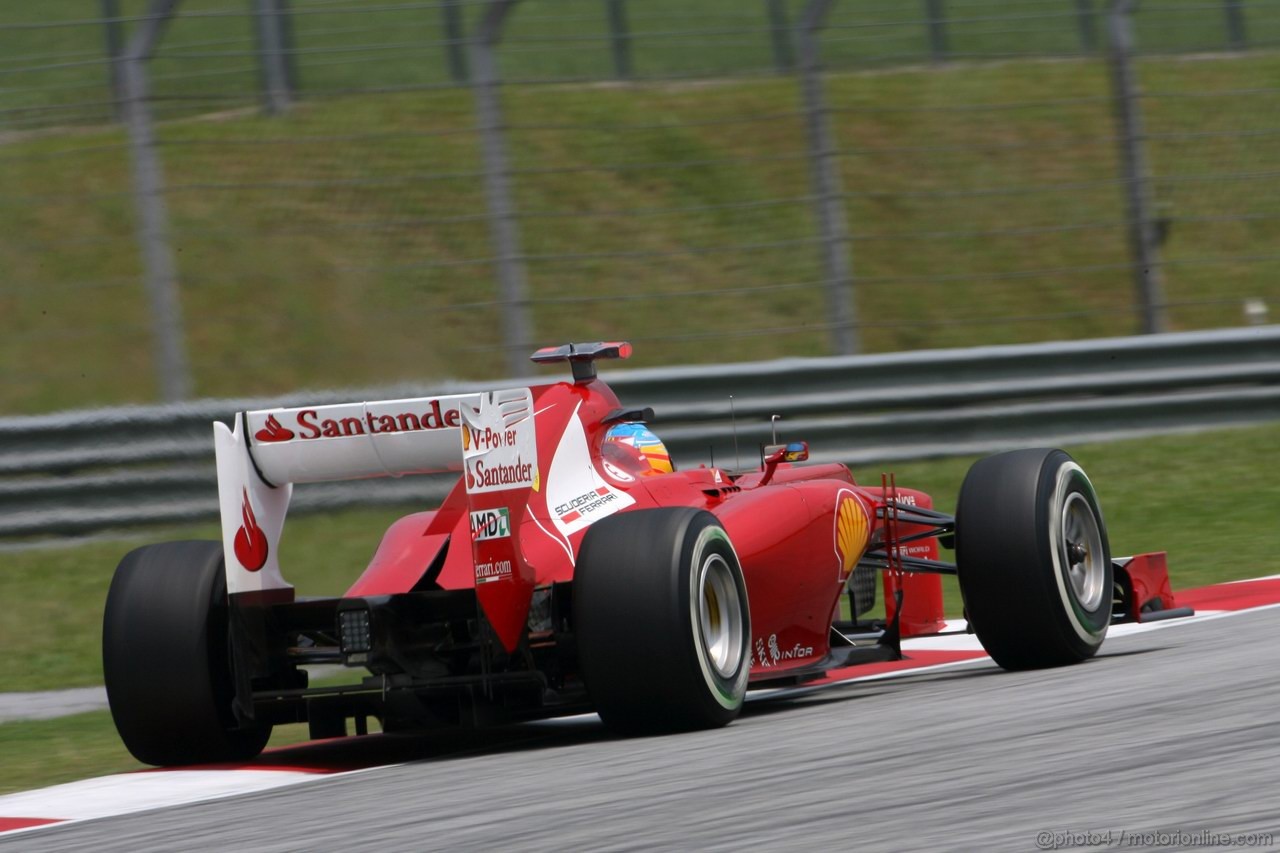GP MALESIA, 23.03.2012- Fernando Alonso (ESP) Ferrari F2012 