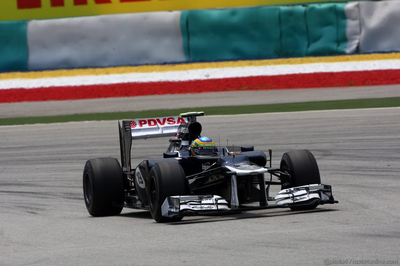 GP MALESIA, 23.03.2012- Prove Libere 2, Bruno Senna (BRA) Williams F1 Team FW34 