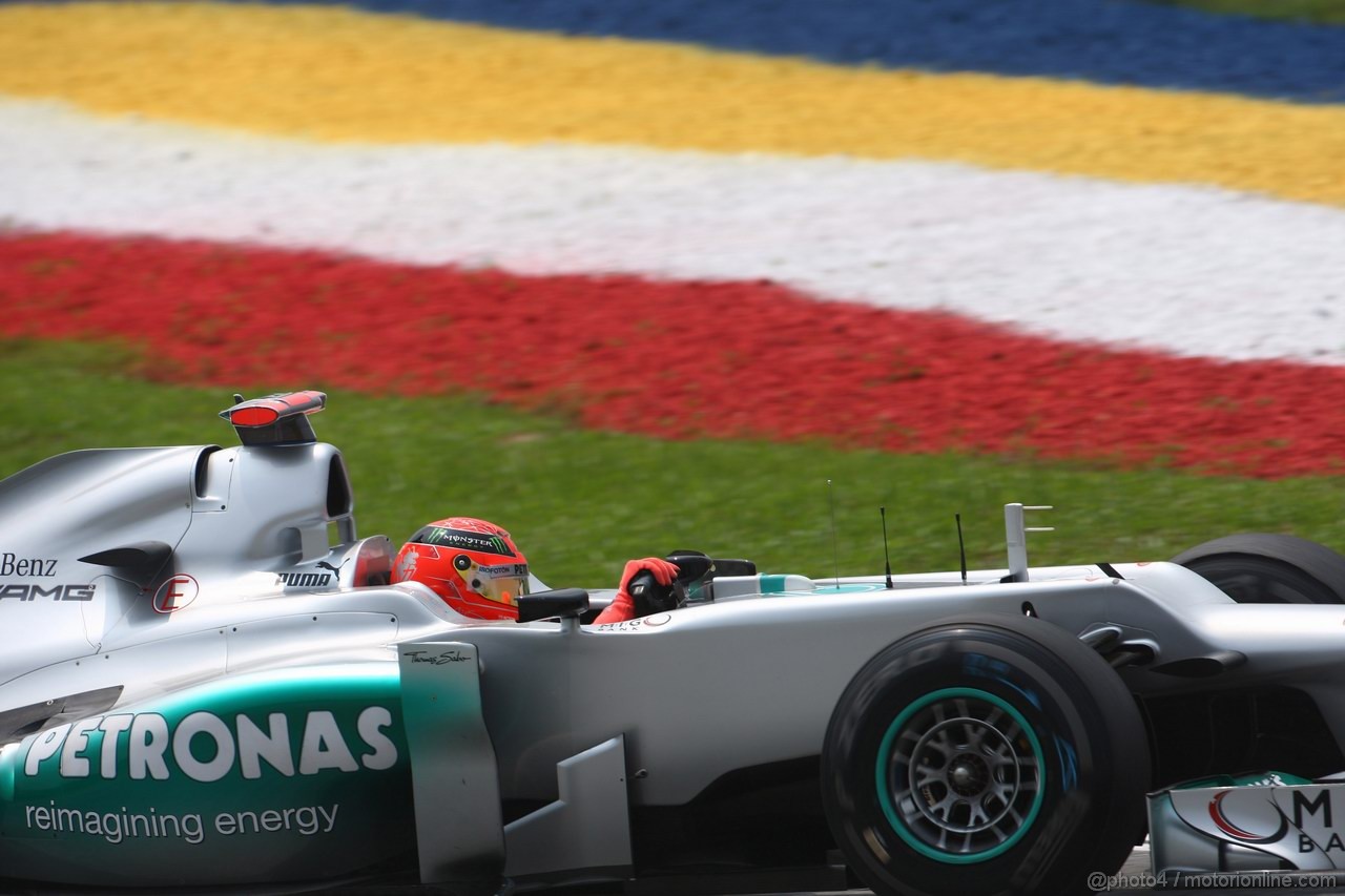 GP MALESIA, 23.03.2012- Prove Libere 2, Michael Schumacher (GER) Mercedes AMG F1 W03 