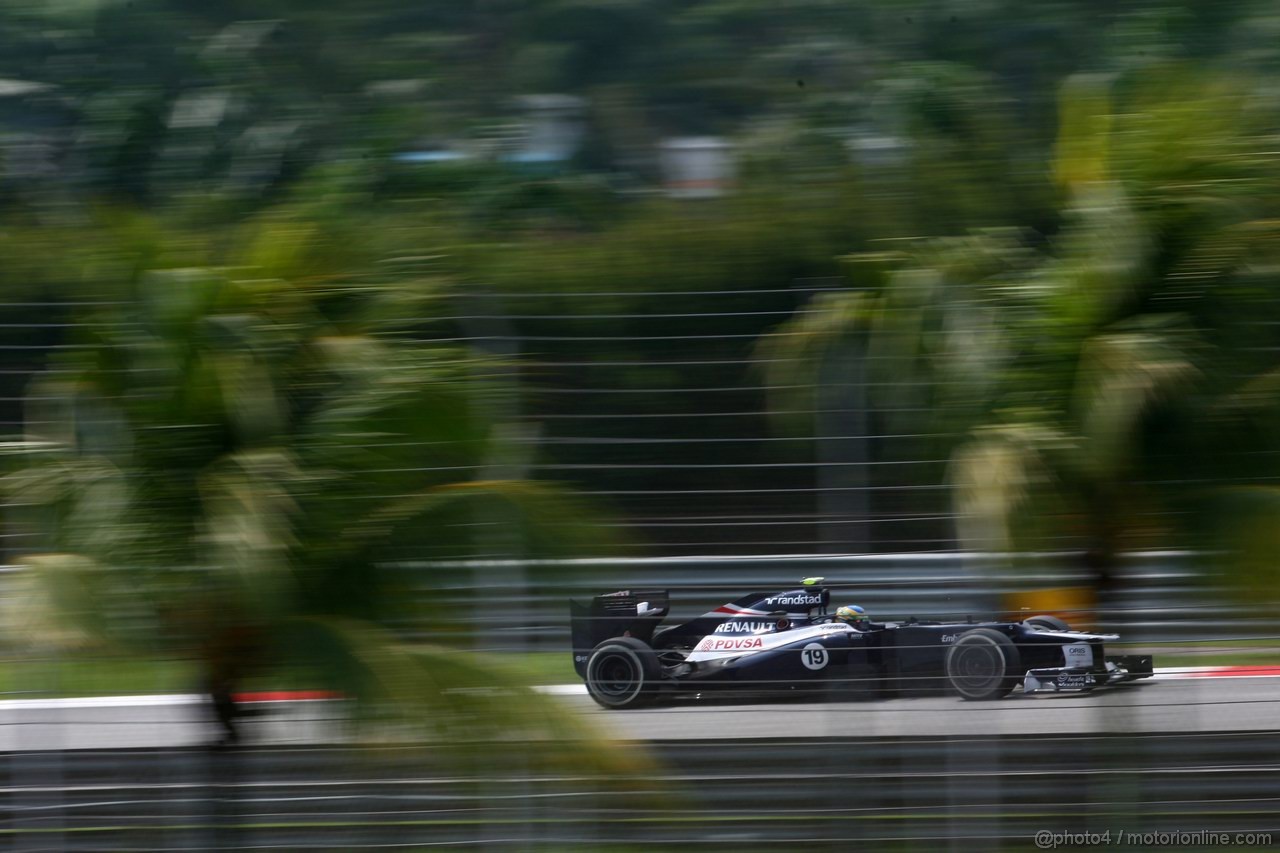 GP MALESIA, 23.03.2012- Prove Libere 2, Bruno Senna (BRA) Williams F1 Team FW34 