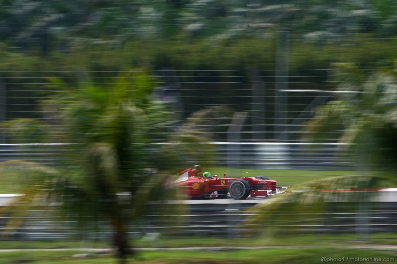 GP MALESIA, 23.03.2012- Prove Libere 2, Felipe Massa (BRA) Ferrari F2012 