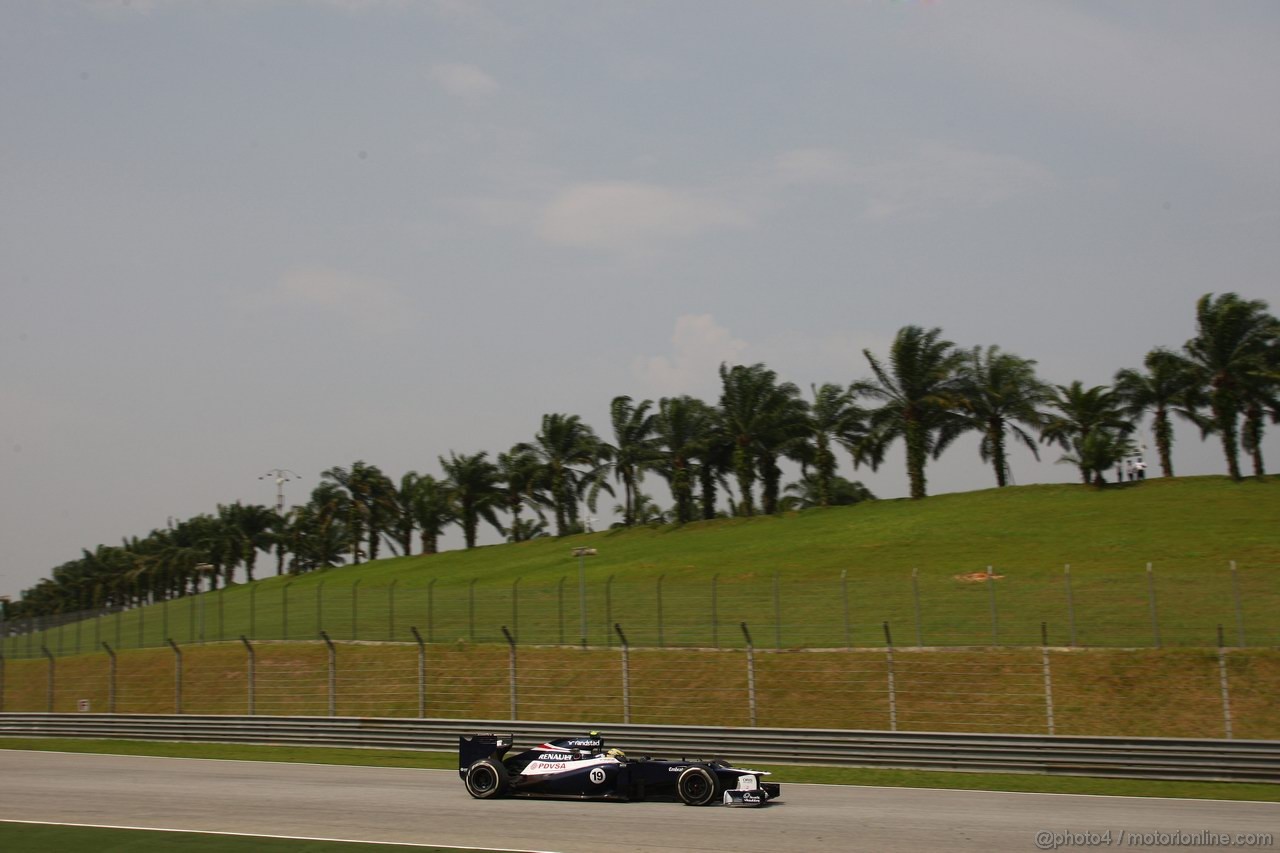 GP MALESIA, 23.03.2012- Prove Libere 2, Bruno Senna (BRA) Williams F1 Team FW34 