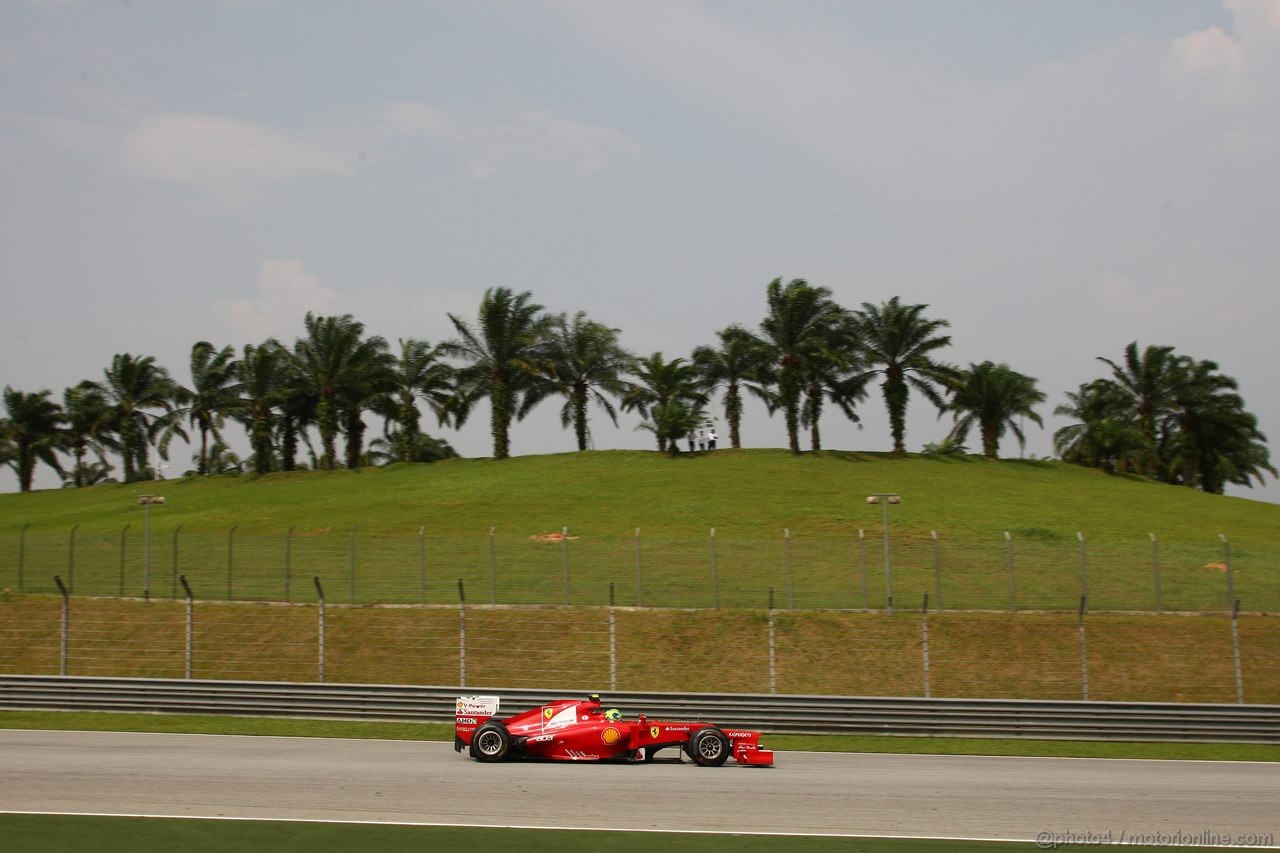 GP MALESIA, 23.03.2012- Prove Libere 2, Felipe Massa (BRA) Ferrari F2012 