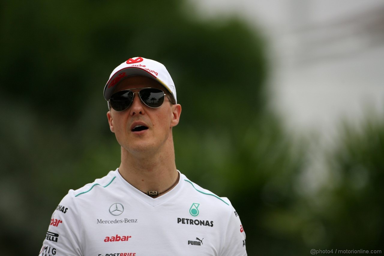 GP MALESIA, 23.03.2012- Michael Schumacher (GER) Mercedes AMG F1 W03 