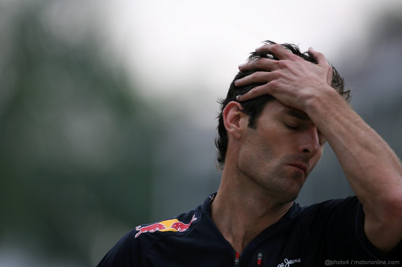 GP MALESIA, 23.03.2012- Mark Webber (AUS) Red Bull Racing RB8 
