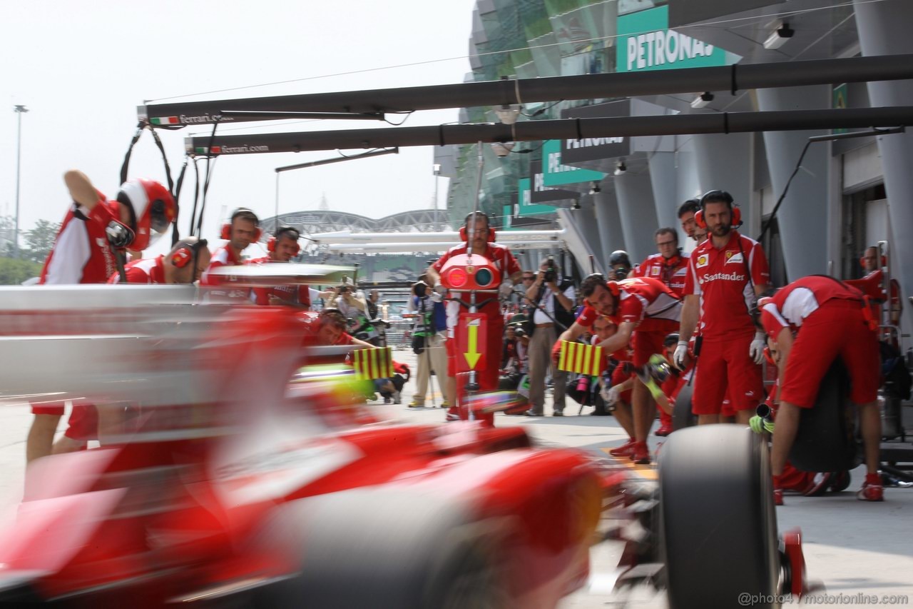 GP MALESIA, 23.03.2012- Prove Libere 2, Felipe Massa (BRA) Ferrari F2012 