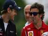 GP MALESIA, 23.03.2012- Sebastian Vettel (GER) Red Bull Racing RB8 e Fernando Alonso (ESP) Ferrari F2012 