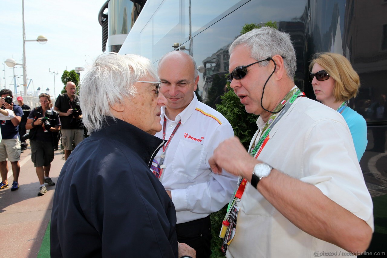 GP MONACO, 27.05.2012- Bernie Ecclestone (GBR), President e CEO of Formula One Management