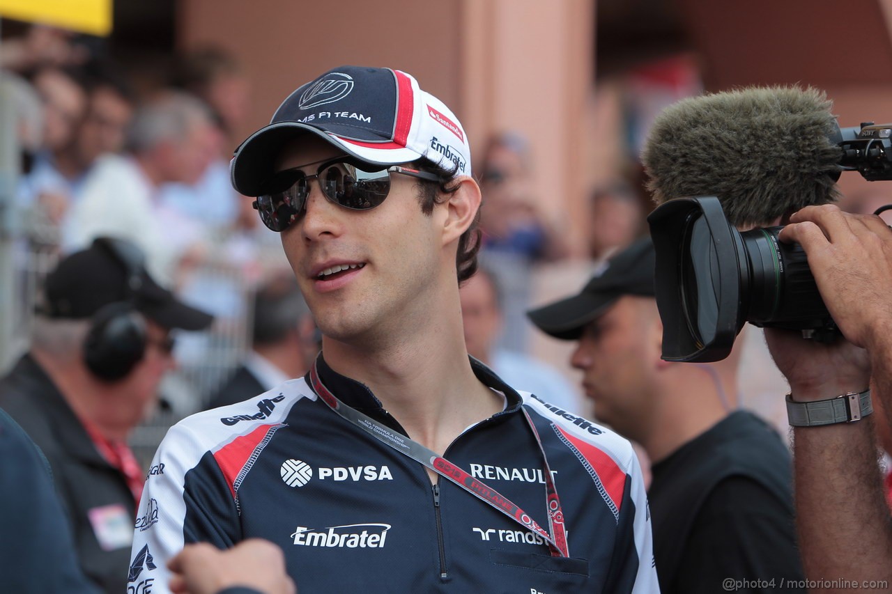 GP MONACO, 27.05.2012- Bruno Senna (BRA) Williams F1 Team FW34