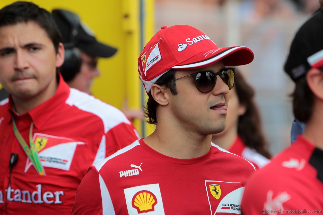 GP MONACO, 27.05.2012- Felipe Massa (BRA) Ferrari F2012 