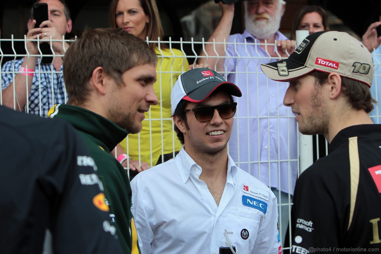 GP MONACO, 27.05.2012- Sergio Prez (MEX) Sauber F1 Team C31 
