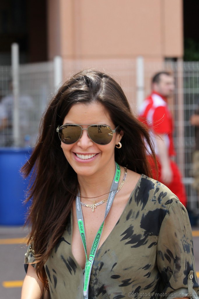 GP MONACO, 27.05.2012- Gabriella Tarkany, girlfriend of Pastor Maldonado (VEN) Williams