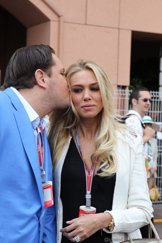GP MONACO, 27.05.2012- Petra Ecclestone, daughter of Bernie Ecclestone (GBR)  e his husband