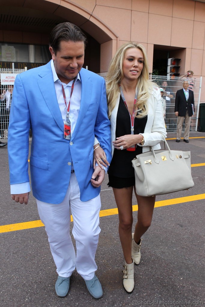 GP MONACO, 27.05.2012- Petra Ecclestone, daughter of Bernie Ecclestone (GBR)  e his husband