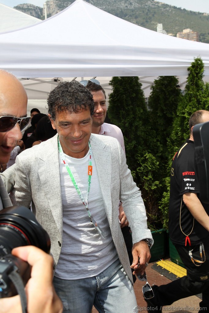 GP MONACO, 27.05.2012- Antonio Banderas (ESP), Actor