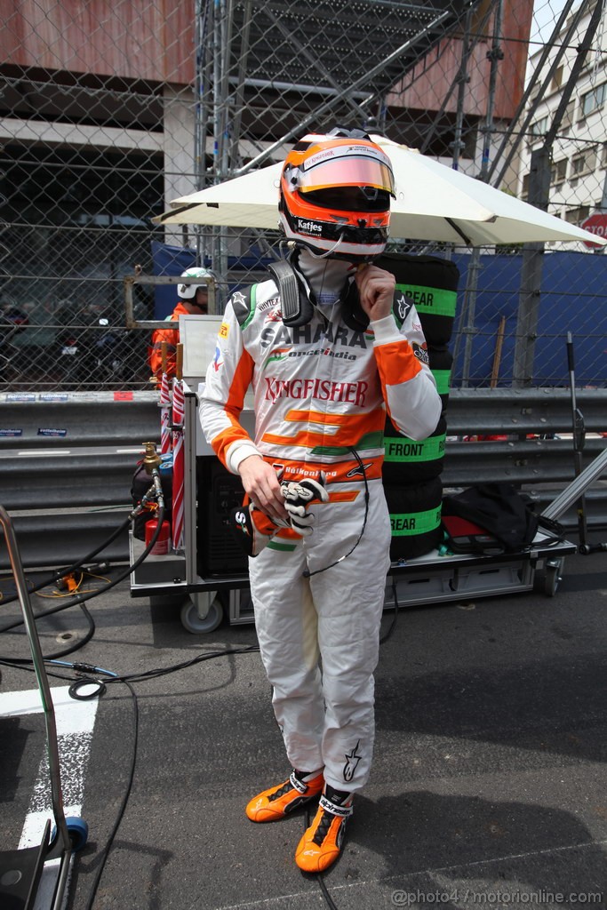 GP MONACO, 27.05.2012- Gara, Nico Hulkenberg (GER) Sahara Force India F1 Team VJM05 