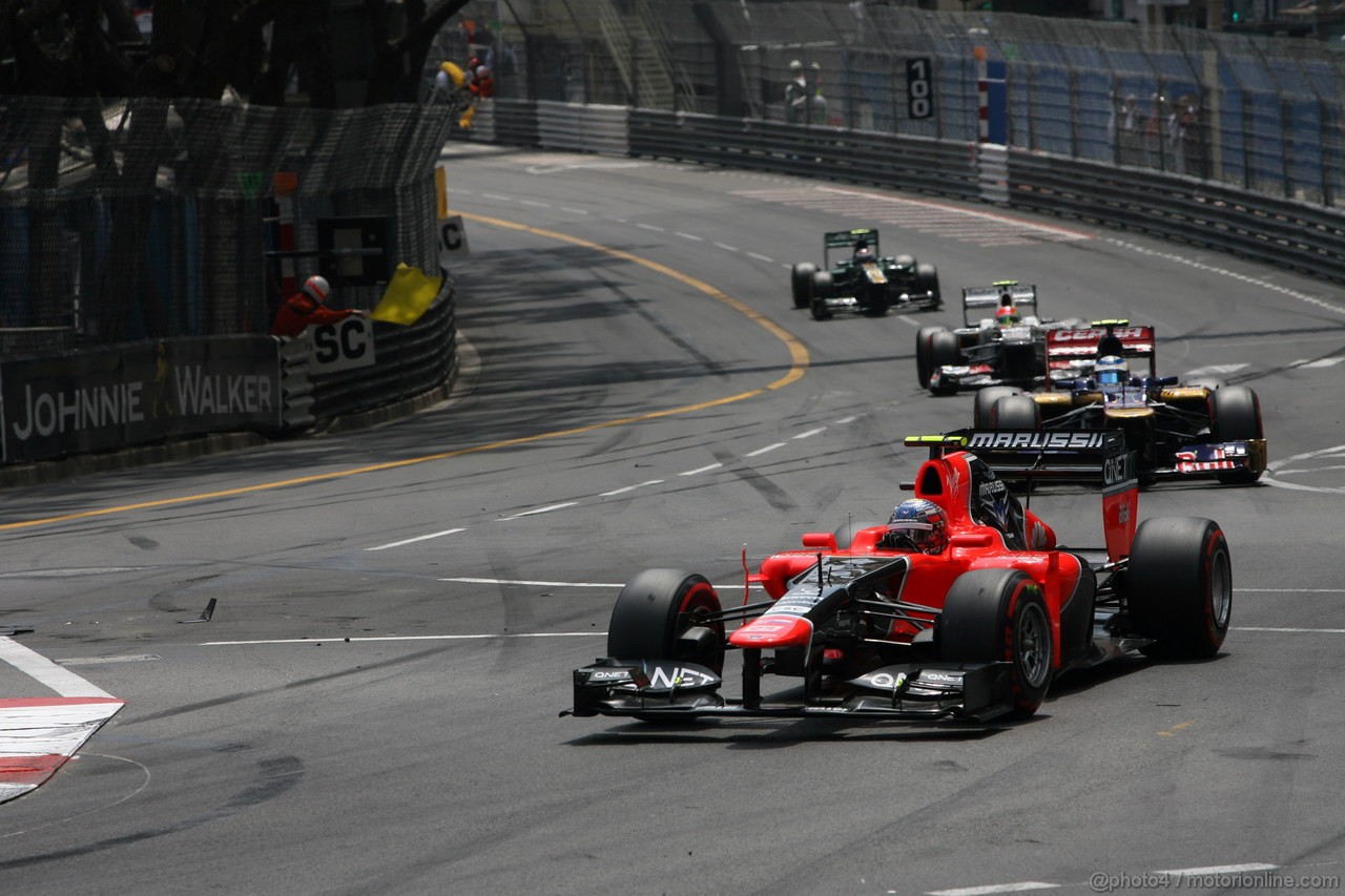 GP MONACO, 27.05.2012- Gara, Charles Pic (FRA) Marussia F1 Team MR01 