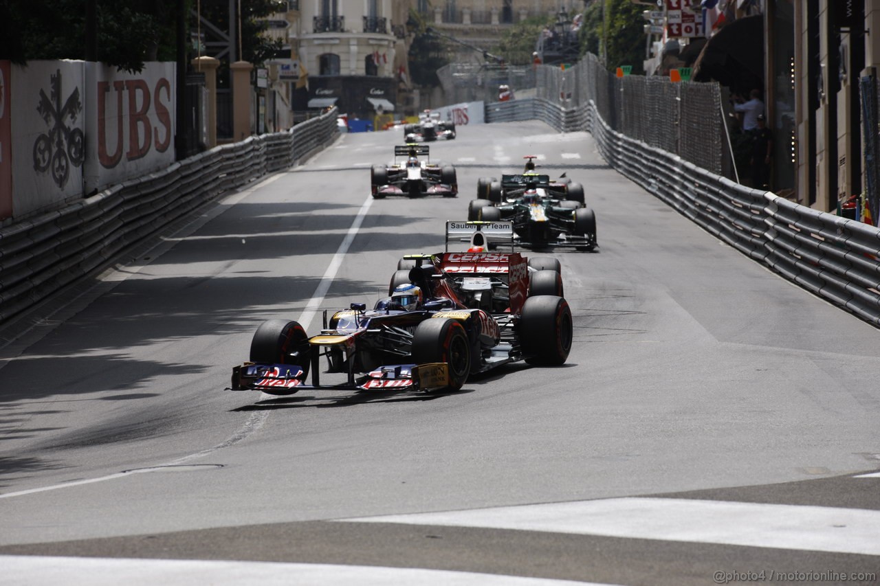 GP MONACO, 27.05.2012- Gara, Jean-Eric Vergne (FRA) Scuderia Toro Rosso STR7