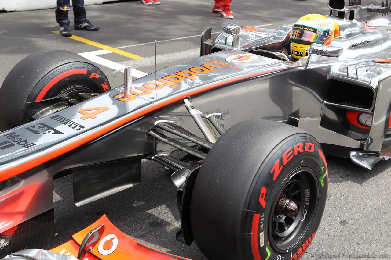 GP MONACO, 27.05.2012- Gara, Lewis Hamilton (GBR) McLaren Mercedes MP4-27 