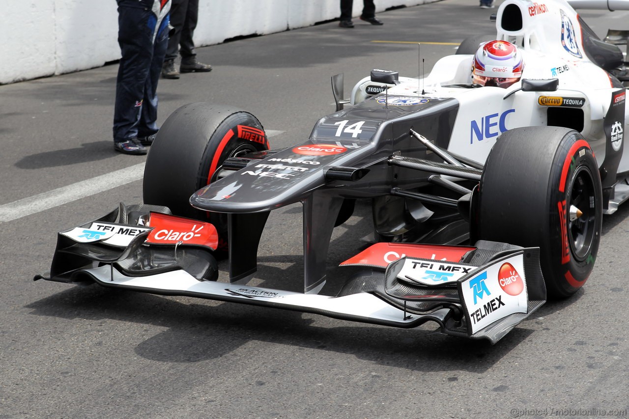 GP MONACO, 27.05.2012- Gara, Kamui Kobayashi (JAP) Sauber F1 Team C31 