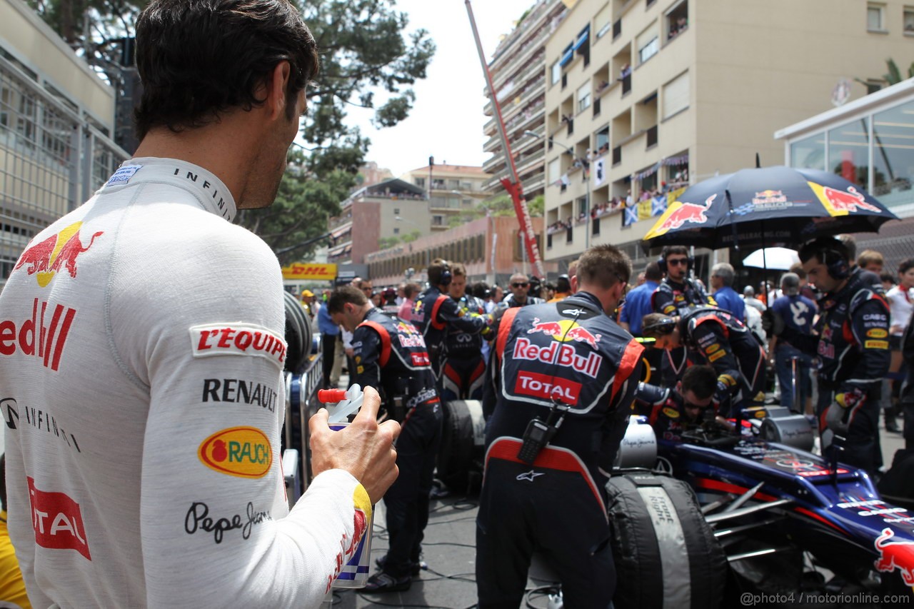 GP MONACO, 27.05.2012- Gara, Mark Webber (AUS) Red Bull Racing RB8 