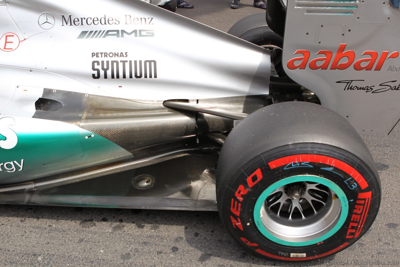 GP MONACO, 27.05.2012- Gara, Michael Schumacher (GER) Mercedes AMG F1 W03 