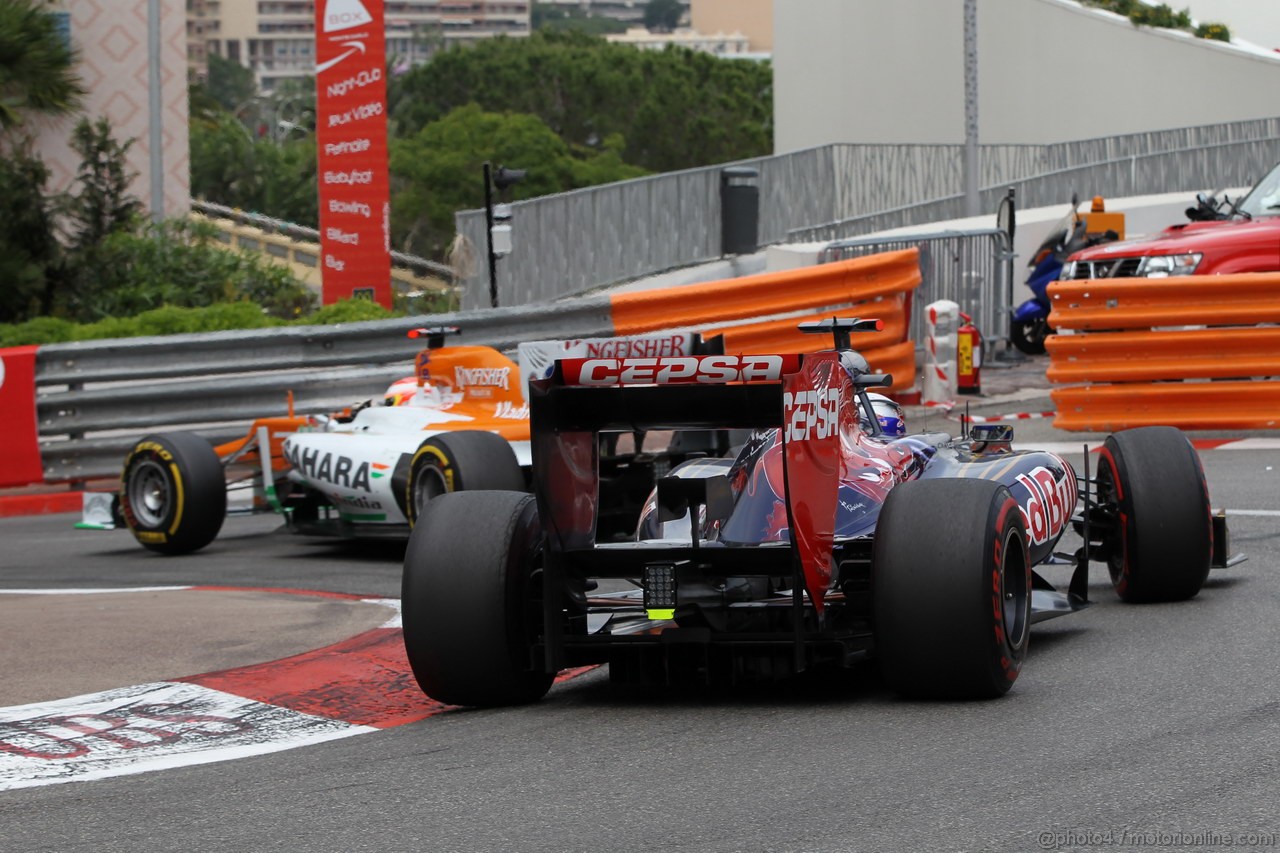 GP MONACO, 27.05.2012- Gara, Jean-Eric Vergne (FRA) Scuderia Toro Rosso STR7 