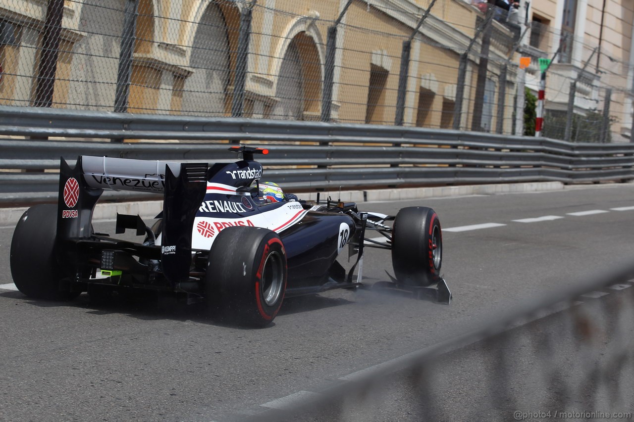 GP MONACO, 27.05.2012- Gara, Pastor Maldonado (VEN) Williams F1 Team FW34 