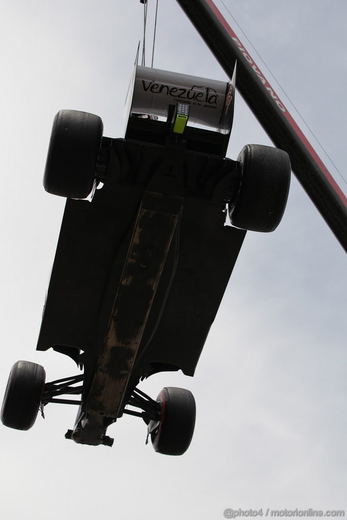 GP MONACO, 27.05.2012- Gara, Pastor Maldonado (VEN) Williams F1 Team FW34 