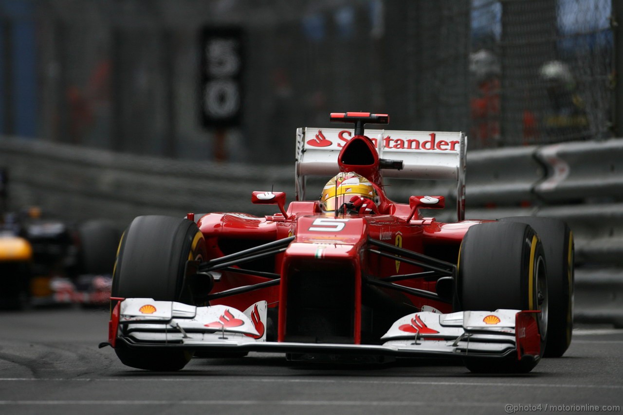 GP MONACO, 27.05.2012- Gara, Fernando Alonso (ESP) Ferrari F2012 
