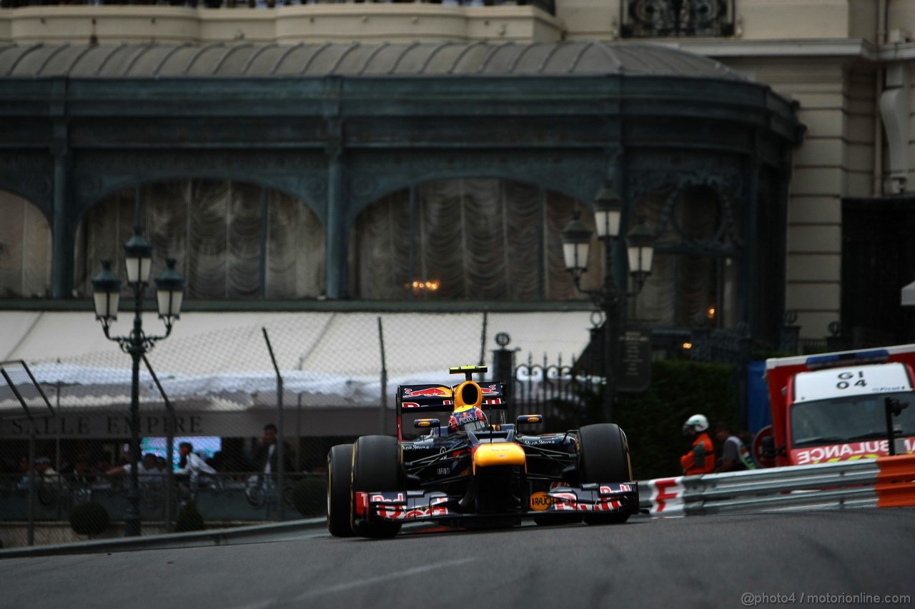 GP MONACO, 27.05.2012- Gara, Mark Webber (AUS) Red Bull Racing RB8 