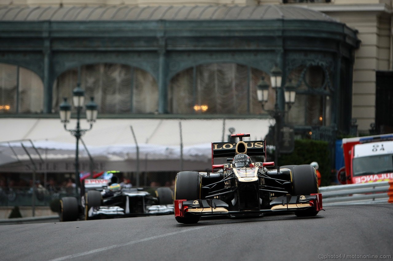 GP MONACO, 27.05.2012- Gara, Kimi Raikkonen (FIN) Lotus F1 Team E20 