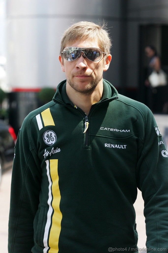 GP MONACO, 27.05.2012- Vitaly Petrov (RUS) Caterham F1 Team CT01 