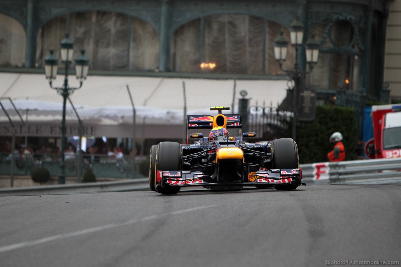 GP MONACO, 27.05.2012- Gara, Mark Webber (AUS) Red Bull Racing RB8 