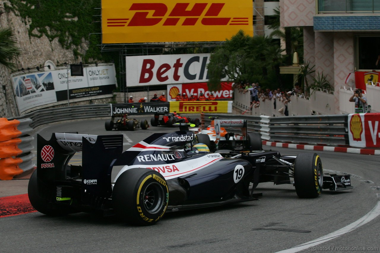 GP MONACO, 27.05.2012- Gara, Bruno Senna (BRA) Williams F1 Team FW34 
